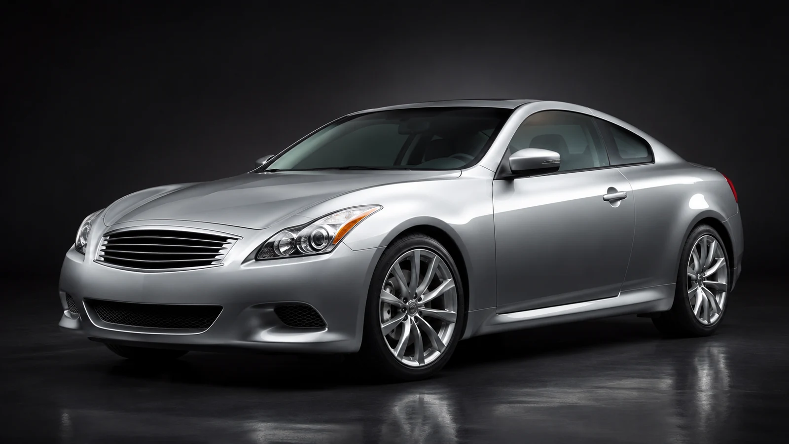 Detailed original illustration of an Infiniti G37 coupe